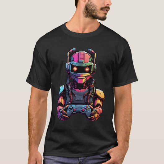 Gamer Robo T-shirt (Voorkant)