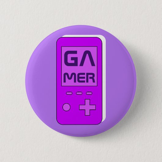 Gamer Ronde Button 5,7 Cm (Voorkant)