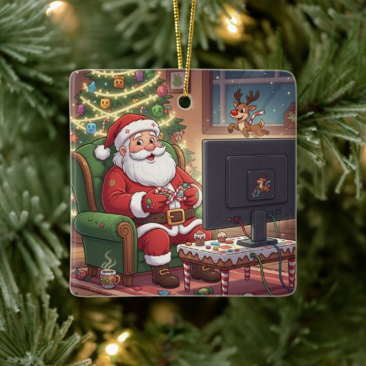 Gamer Santa Ornament (Boom)