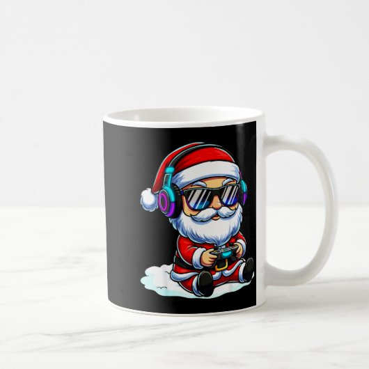 Gamer Santa Video Game Christmas Gaming  Koffiemok (Rechts)