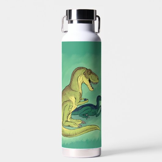 Gamer-Saurus Waterfles (Voorkant)