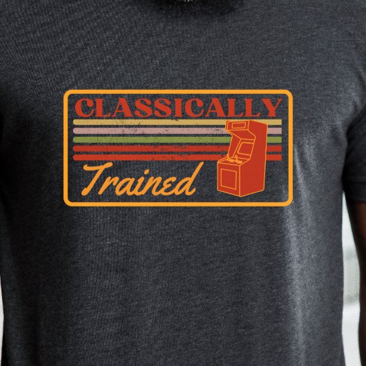 Gamer Shirt - Klassiek getrainde arcade gamer