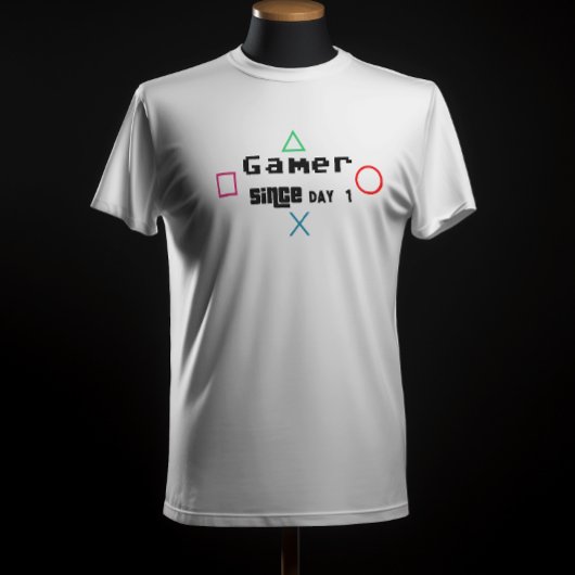 Gamer sinds dag één Retro controller T-shirt