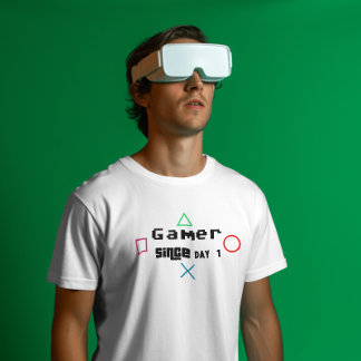 Gamer sinds dag één Retro controller T-shirt