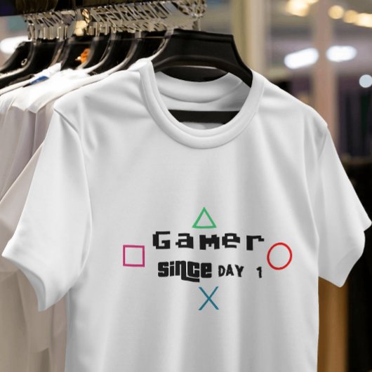Gamer sinds dag één Retro controller T-shirt