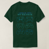 Gamer Six Pack T-shirt (Design voorkant)