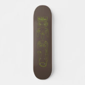 Gamer Skate Persoonlijk Skateboard (Voorkant)