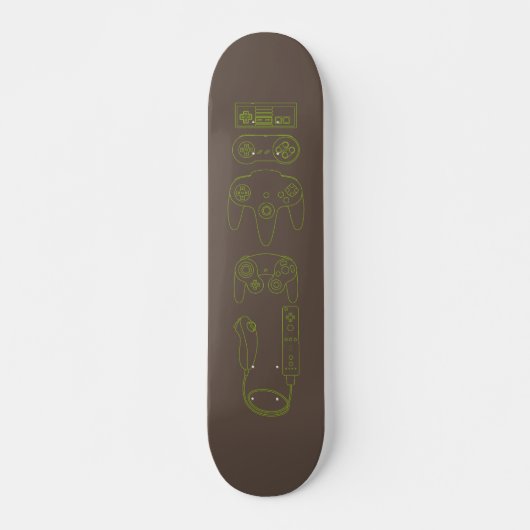 Gamer Skate Persoonlijk Skateboard (Voorkant)