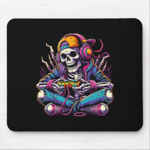 Gamer Skelet Halloween Meisjes Tiener Vrouwen Vide Muismat
