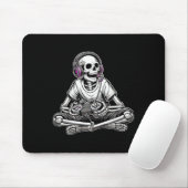 Gamer Skelet Halloween  Muismat (Met muis)