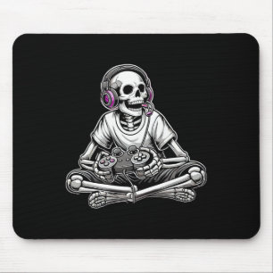 Gamer Skelet Halloween Muismat