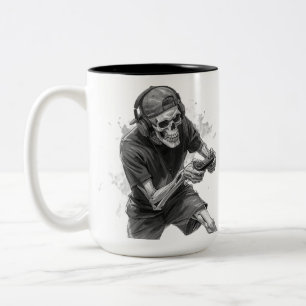 Gamer Skelet Tweekleurige Koffiemok