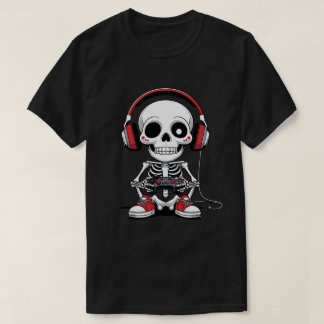 Gamer Skeleton - Grappig Halloween Gaming T-shirt