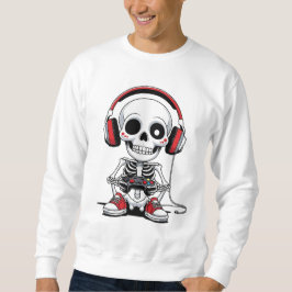 Gamer Skeleton - Grappig Halloween Gaming Trui