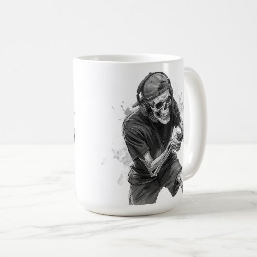 Gamer Skeleton  Koffiemok (Voorkant rechts)
