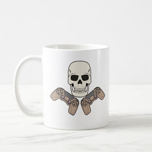GAMER SKULL Ontwerp Beker Koffiemok (Links)