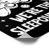 Gamer Sleepover Party For Boys Funny Bruh Slumber  Poster (Hoek)