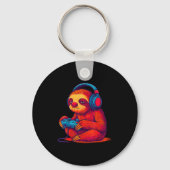 Gamer Sloth  Sleutelhanger (Voorkant)