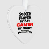 Gamer Soccer Player Ornament (voorkant)