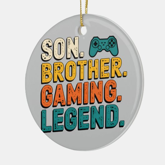  Gamer Son Brother Gaming Legend Boys Tiener Keramisch Ornament (Links)