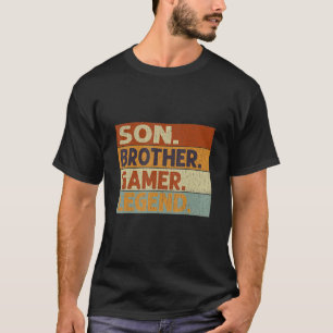 Gamer Son Brother Gaming Legend Video Game T-shirt