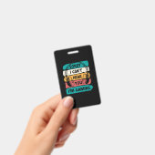 Gamer Sorry Ik Ben Gamming Badge (Handheld)
