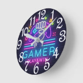 Gamer Speel en Win Ronde Klok (Hoek)