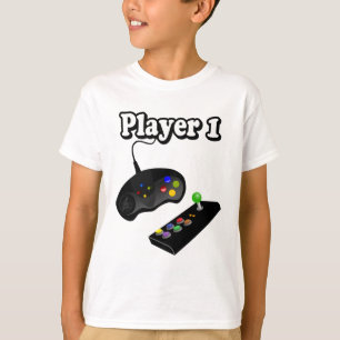 Gamer Speler 1 Personaliseren T-shirt