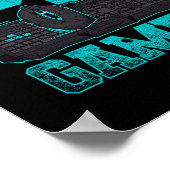 Gamer Sport Computer Games Speler Cadeau Pc Gaming Poster (Hoek)