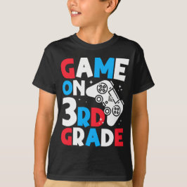 Gamer Spreuken Game Aan 3e Leerjaar Retro Videogam T-shirt