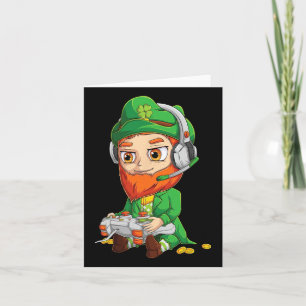 Gamer St Patricks Dag Shirt Kinder Jongens Mannen Kaart