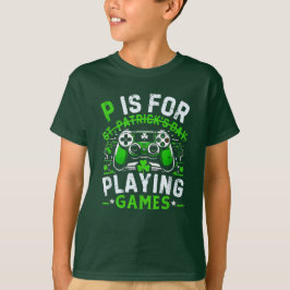 Gamer St Patrick's Day Videogame Iers Gamen T-shirt
