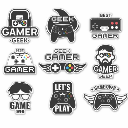 Gamer Sticker (Voorkant)