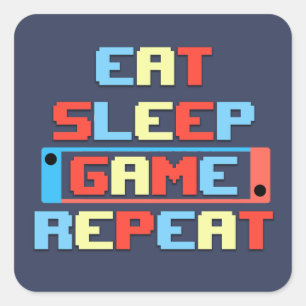 Gamer sticker. Grappige gaming sticker