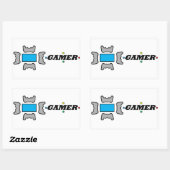 GAMER-Sticker Rechthoekige Sticker (Vel)