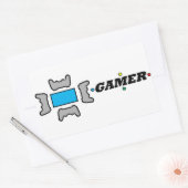 GAMER-Sticker Rechthoekige Sticker (Envelop)