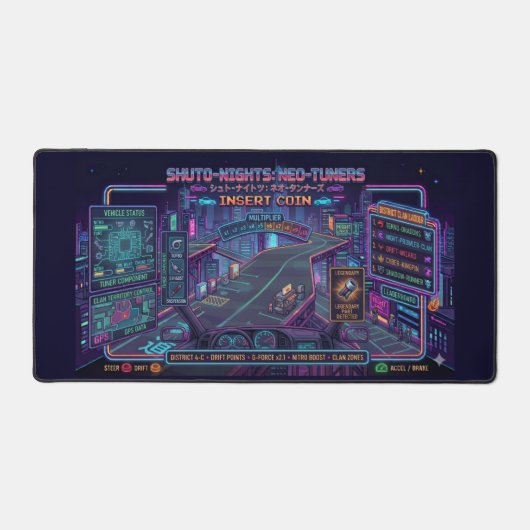 GAMER STIJL BUREAUMAT (Voorkant)
