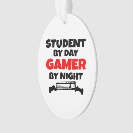 Gamer Student Ornament (voorkant)