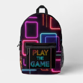 gamer style backpack  bedrukte rugzak (Voorkant)