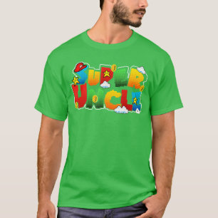 Gamer Super Oom Grappig voor Oom vrienden T-shirt