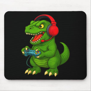 Gamer T Rex Dinosaur Videogames Jongens Tiener Gra Muismat