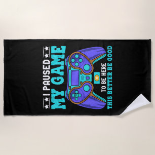 Gamer T-shirt Jongens Mannen Kinderen Tieners Gepa Strandlaken