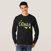 gamer t-shirts yellow (Voorkant volledig)
