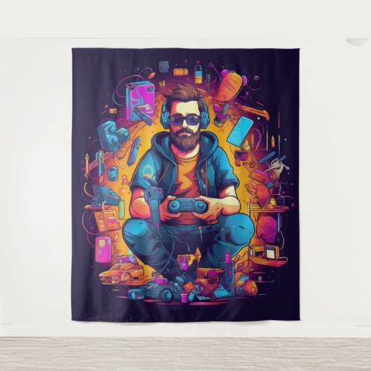 Gamer Tapestry Wandkleed (Voorkant)