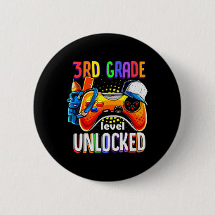 Gamer terug naar school GamePad 3e klas niveau Ronde Button 5,7 Cm