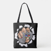 Gamer Tote Bag (Achterkant)