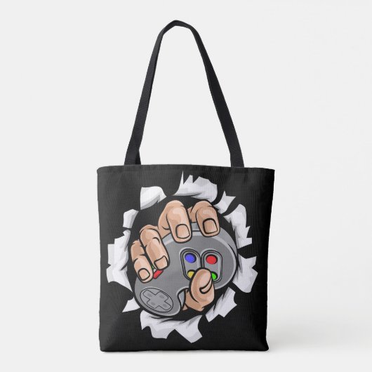 Gamer Tote Bag (Achterkant)