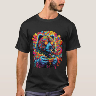 Gamer trippy beer t-shirt