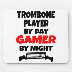 Gamer Trombone Player Muismat