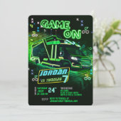 Gamer Truck-uitnodiging Kaart (Staand voorkant)